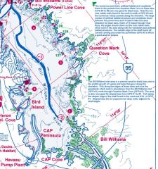 Fishing Maps with underwater togograpy for structure fishing. Catch more  fish with Fish-n-Map Co. fishing maps