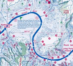 Fishing Maps with underwater togograpy for structure fishing. Catch more  fish with Fish-n-Map Co. fishing maps