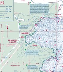 Meserve Lake Fishing Map