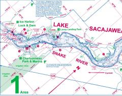 Fishing Maps with underwater togograpy for structure fishing